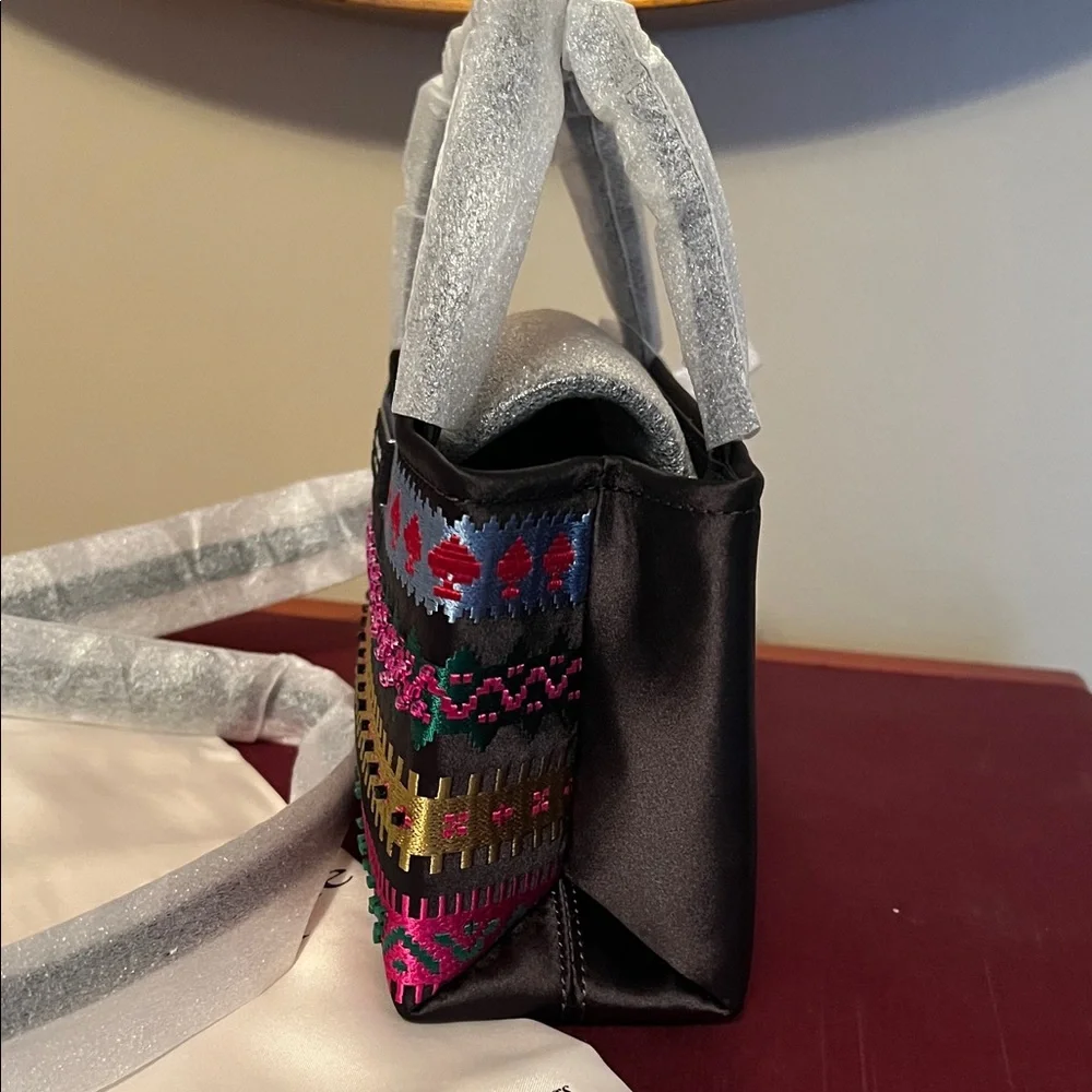 Kate Spade Multicolor Fairisle Carnival mini tote